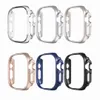 Hollowed Cases Watch-case horlogebanden accessoires polsbandje bedekken meerdere beschermende schuilplaats voor Apple Watch Ultra Series 8 IWatch 49mm