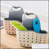 Hanging Baskets Kitchen Tools Utensils Double Pocket Storage Hanging Basket Drainer Home Bathroom Sink Rack Holder Gadgets Drop Deliv Dhmlf