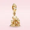 Diseñador Silver Charm Princess Beads Original Fit Pandora Pulsera de joyas para mujeres