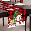 Christmas Decorations Table Runner Merry Decoration For Home Tablecloth Cover Xmas Ornament Navidad Noel Gifts Year Party 2023