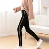 Kadın Tozluk Pamuk Kadife Kadın Kış Seksi Yan Stripes Sporting Fitness Pantolon Sıcak Kalın Yüksek Kalite 220914