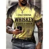 Men's T Shirts 3D Printed T-Shirts MARTINI RACING Men's O-Neck Short Sleeve Summer Streetwear Tops Oversized Breathable