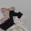 Vestidos para meninas 0-3T Nascidos Crianças Bebê Vestido de Renda Elegante Boho Praia Verão Simples Bonito Vestido de Verão Festa Princesa Roupas Adoráveis