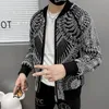 Men's Jackets European Luxury Brand Retro Jaqueta Bomber Diamond Coat Fashion Punk Club Outfit Slim 220915
