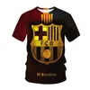 Męskie koszulki T-Seria futbolowa z krótkim rękawem Seria 3D Digital Full Color Print SJB
