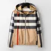 Erkek ceket ceket kapüşonlu tasarımcı ceket BU lüks marka ceket mont dış fermuar Dış Giyim