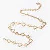 Belts Fashion Heart Waist Chain Belt Jewelry Flowers Body Chains Women Metal Belly Sexy Alloy Party Accessories