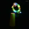 Strängar LED Fairy Light Party Garden Copper Wire Batteri drivs Holiday Decor Wine Bottle Cork Lights String 0,75 m 15LEDS