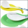 أدوات المطبخ الأخرى Sile Spoon Pray Prestant Unistant Outensil SPATA Holder Tray Tard