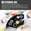 Тату -машина полная комплекта машины Gun Black Ink Set Seet Piness Grips Body Art Tools Постоянный макияж 220915