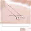 Dangle Chandelier Trend Wire Long Tassel Fread Chain Star Star Heart Beads Pingentes Drop Brincos femininos Encontros pendurados reto