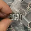 Basit mektup tasarlanmış yüzükler kadınlar Roma Yunanistan Desenli Diamonds Head Portre 18k Altın Kaplama