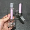 narghilè Mini Bong grande bruciatore a nafta pipa ad acqua dab rig bong Vortex a nido d'ape percolatore gorgogliatore raccoglitore di cenere di vetro