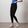 طماق النساء لا T Yoga Pants تجريب النساء اللباس الداخلي للياقة نايلون عالية الخصر السراويل الطويلة أنثى الورك دفع الجوارب النساء ملابس الصالة الرياضية 220914