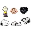 Shoe Parts Accessories Dog Hamburger Clog Charms Food Animal Cartoon Decoration