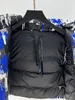 Män Designers Dunjacka Parkas Vintergraffiti Tryck Män ärmlös Huvkappa Parkas Överrock Causal Man Huvjackor Dam Jumper Kläder