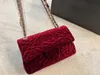 2022 Classic Camellia shoulder bag Fashion Bags Shopping Satchels 25cm Leather Metal Chain women bags Luxury designer purses envelope wallet hobo handbag