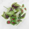 Faux Floral Greenery 1Pcs Acqua Erba Eucalipto Plastica Piante artificiali Erba verde Fiore di plastica Pianta Matrimonio Decorazione della casa Decorazioni da tavola J220906