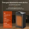 110V-220V ELEKTRONIK PORTABLE Electric Heater skakande huvud 3 Gear Electric Warmer Multifunktion RC Peksk￤rm f￶r Winter Home