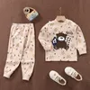 Zestawy odzieży Styl Baby 024m Boy Girl Ubrania Ustawa Born niemowlę jesień Spring Outfits Christmas Tops Spodnie Casual 220915