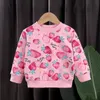 Pullover Childrens Sweters Baby Boys Bluzy Dziewczyny Dziewczyny Spring Jesień Longsleeved Okoła szyja