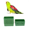 Other Bird Supplies 10Pcs Birds Parrot Food Water Drinking Bowl Plastic Hanging Cups Pigeons Cage Feeding Feeder