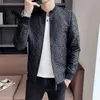 Jaquetas masculinas jacquard jaqueta jaqueta masculina 2022 Spring Men Zipper Bomber Jacket Aretwear Menina Vintage Casual Slim Fit T220914