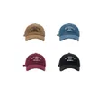 Fashoion Ball Cap Solid Color Corduroy Letter Pattern Casual Hat