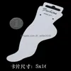 anklets wholesale-op-new-new specialty白い段ボールファッションジュエリーハングタグアンクレットカードディスプレイカードprtagラベルハンギングa1-022 91 dhesv