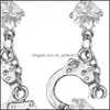 Navel Bell Knopf Ringe D0179 1 Farbe klarer Handcut Bauchstil -Knopf Ring Navel Ringe K￶rper Piercing Schmuck Dangle Accessoires Fas DHGNC