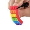 1PC Dzieci silikonowe gryzienie ołówek Topper Teeth Toy Sensory Chew Naszyjnik Brick Silikon Soothers dla dzieci z autyzmem