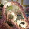 Feestdecoratie bruiloft gangpad kristal pilaren loopbrug stand middelpunt voor kerstdecor senyu01093