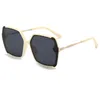 Wholesale Designer Sunglasses High quality men women 2022 Polarized lens pilot Fashion For Brand design Vintage Sport Sun glasses With case