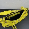 Классический дизайнер роскошных дизайнеров полуаншкола женский мотоцикл мешок для крокодила с зеркалом Le Cagole Crossbod