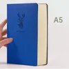 Notepads Super thick 416 Pages Leather Deer Notebook A5 Daily Notebook Business Office Daily Work Notepad for 1-2 Years Writing As gift 220914