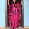 Etniska kl￤der 2022 gul stor sommarchiffongkl￤nning afrikanska kvinnor dashiki mode dot plus size vestidos 2 set robe africaine femme kl￤der