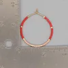 Orecchini a cerchio Go2Boho Fashion For Women Jewelry Red Miyuki Seed Beads Dainty Ear Ring Gift Simple Circle Earring Femme