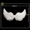 Party Decoration 1Set/Lot Party Decorations Children Cosplay Angel Wings Devil Black Wing with Hairband och Fairy Stick för Halloween Props 220915