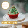 Festivos de suprimentos 24 PCs Capéries de sobremesas Bolo DIY Picks Cupcakes Inserção de decorações de panificação de panificação