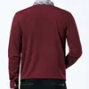 Männer Polos Marke Casual Solide Fitness Langarm Polo Shirt Männer hirt Jersey Tasche Herren T-shirts Kleid Fashions 90351 220915