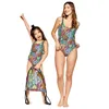 Famille correspondant tenues correspondant maillots de bain vêtements ensemble compatible pour famille mère père enfants Bikini enfant fille maillot de bain maman et fille Couple Look 220914