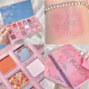 Eye Shadow 18 Color Rose Eyeshadow Palette Pearly Matte Mashed Pink Long Lotion C0W7