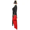 Casual Dresses Female Caribbean Pirates Captain Costume Halloween Cosplay Suit Woman Gothic Medoeval Fancy Dress9344899