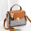 Designer Bag Sac à dos Cuir Coréen Plaid PU Couleur assortie Luxe Classique Mignon Simple All-match Tendance Western Style Sac à main Saddle Lady Bucket Wallet Sacoche