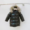 Down Coat Autumn och Winter Waterproof Antifouling Children Fur Colla Jacka pojkar flickor utomhus lek antidirty 220915