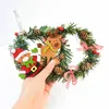 Weihnachtsdekorationen 10 cm Fröhlicher Kranz Rote Beeren Baumgirlande Anhänger für Weihnachten Hochzeit Zuhause Tür Ornament Navidad Jahr Geschenk 220914