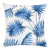 Poduszka Zielona pokrywa liści 18x18 cali pluszowa poduszka dekoracyjna sofa s PillowCover Decor Decor Blue Case