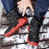 Boots Winter Kids Plus Warm Velvet Boy Snow Booties Cotton Lining Waterproof Children Leather Shoes Outdoor Activity Supplies 220915