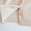 Coat Spring Baby Girls Boys Sweater Fashion Knitted Cardigan Jacket Autumn s 220915