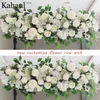 Sahte Çiçek Yeşillik 100 cm ve düğün duvar düzenlemesi için 50 cm özel yapay çiçekler ipek şakayık sahte çiçek satır kemer arka plan dekor J220906 malzemeleri